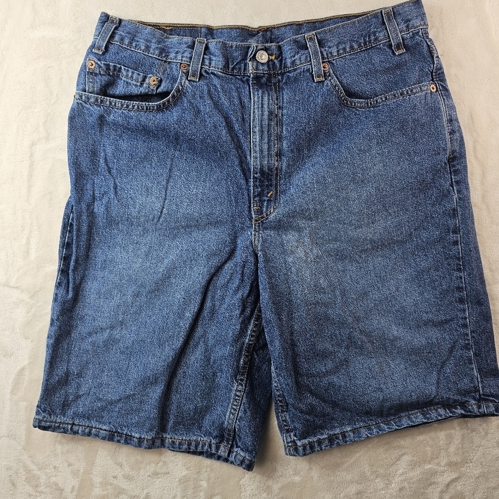 Levi’s 550 Relaxed Fit Jean Shorts Men’s 38 Made in USA Retro red tab